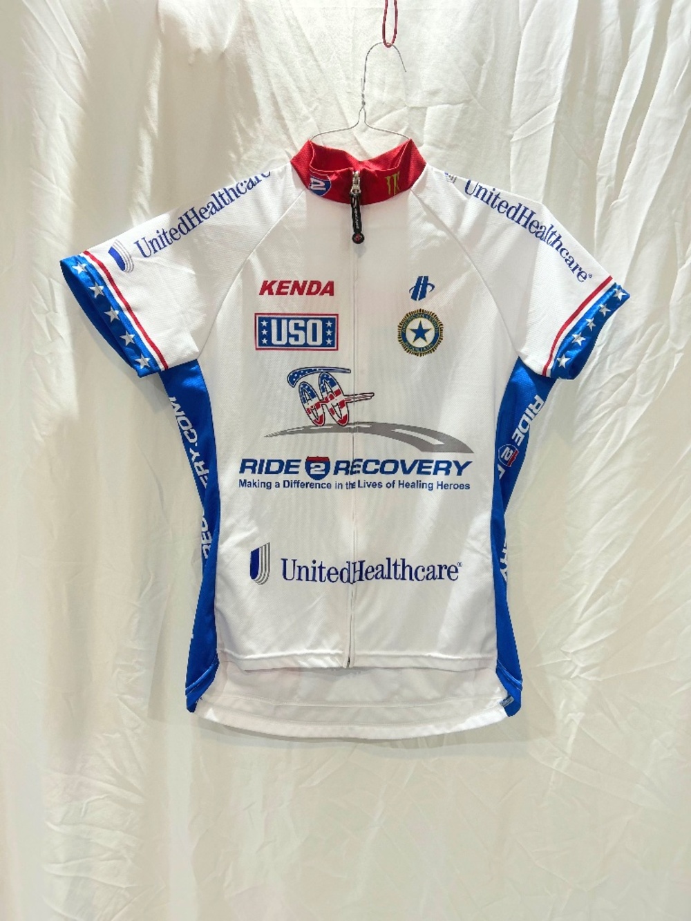 Hincapie Ride 2 Recovery Women’s Cycling Jersey Medium USO UnitedHealthcare Mons